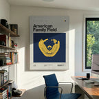 Milwaukee Baseball Stadium Canvas Art