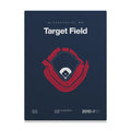 Minnesota Baseball Stadium Bold Canvas Art