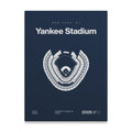 NY Baseball Stadium Bold Canvas Art
