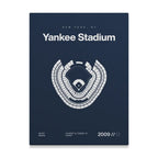 NY Baseball Stadium Bold Canvas Art
