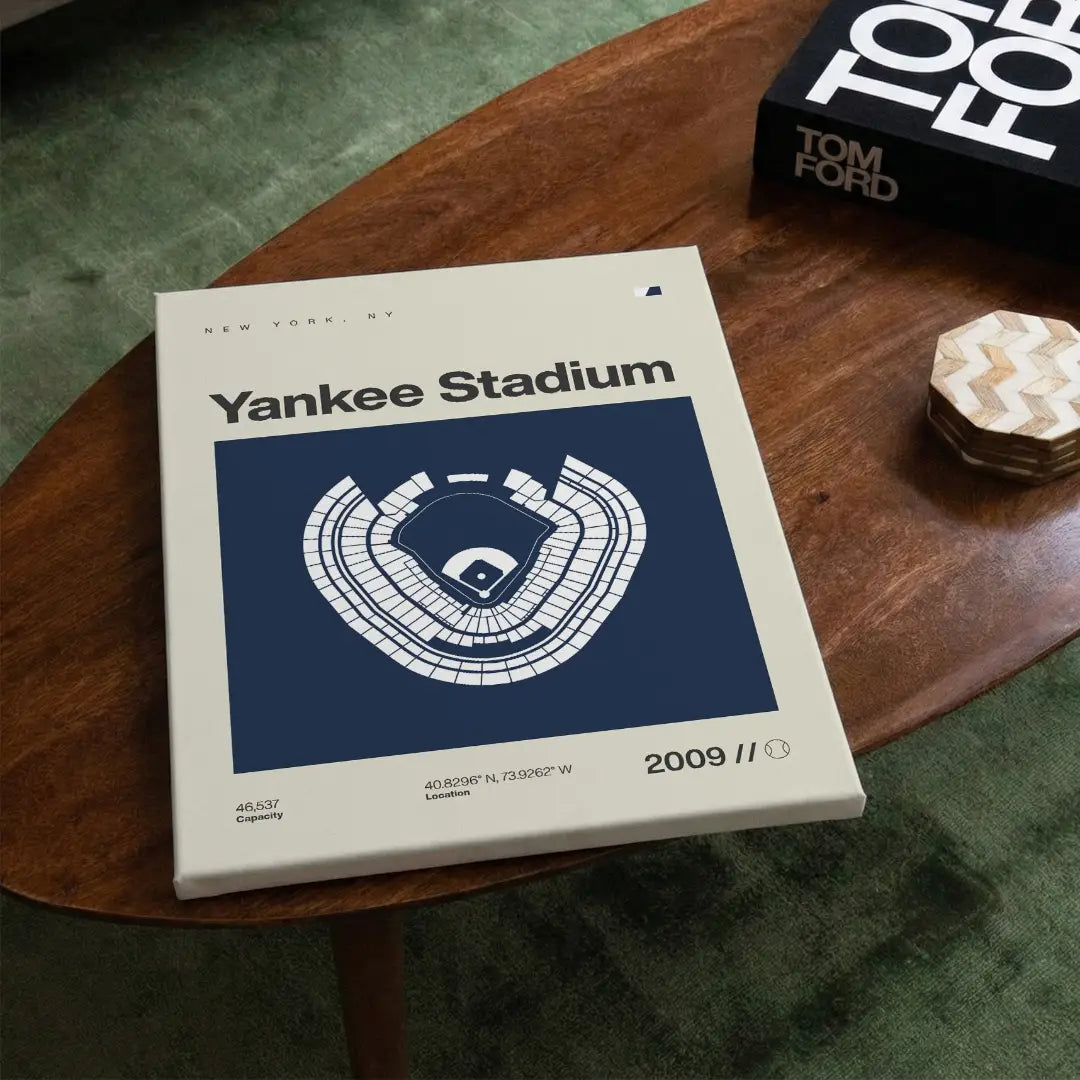 NY Baseball Stadium Canvas Art