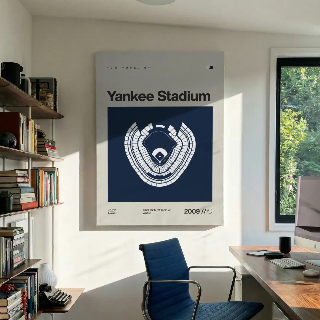 NY Baseball Stadium Canvas Art