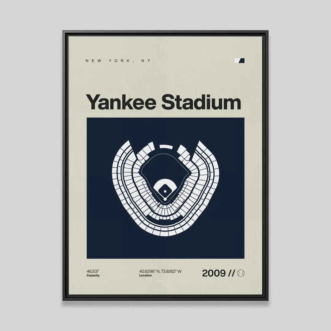 NY Baseball Stadium Canvas Art