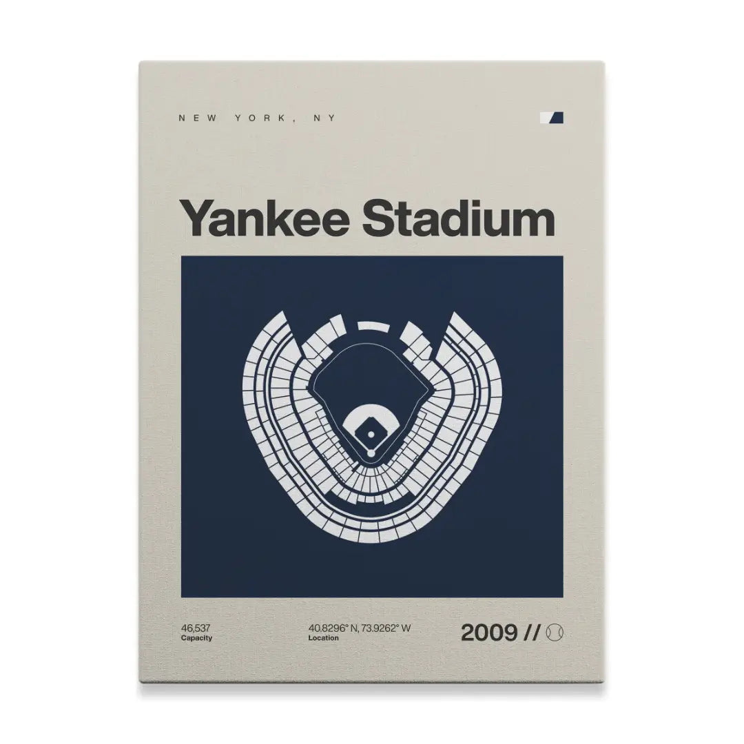 NY Baseball Stadium Canvas Art
