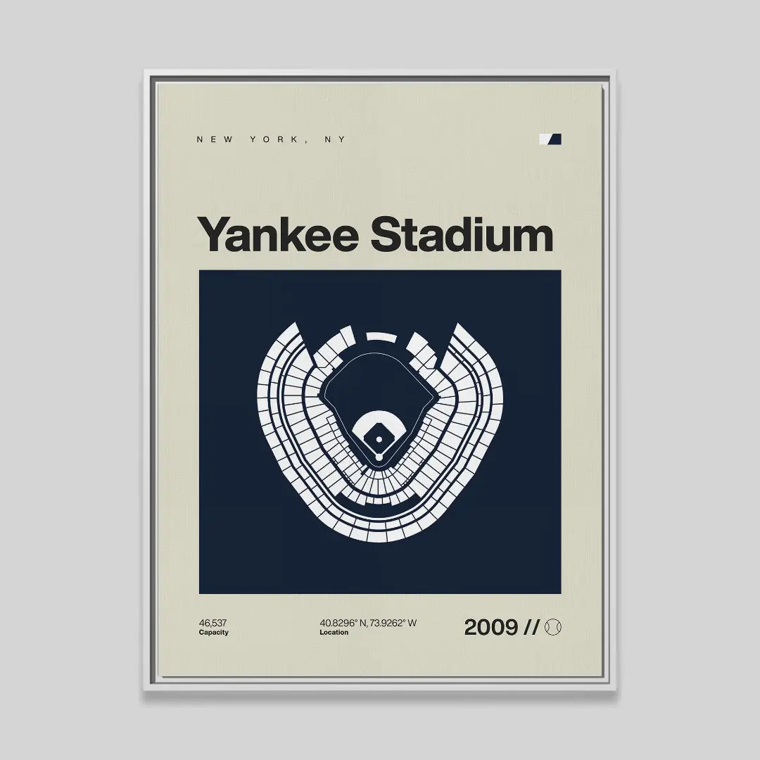 NY Baseball Stadium Canvas Art