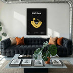 Pittsburgh Baseball Stadium Bold Canvas Art