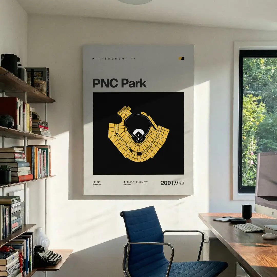 Pittsburgh Baseball Stadium Canvas Art