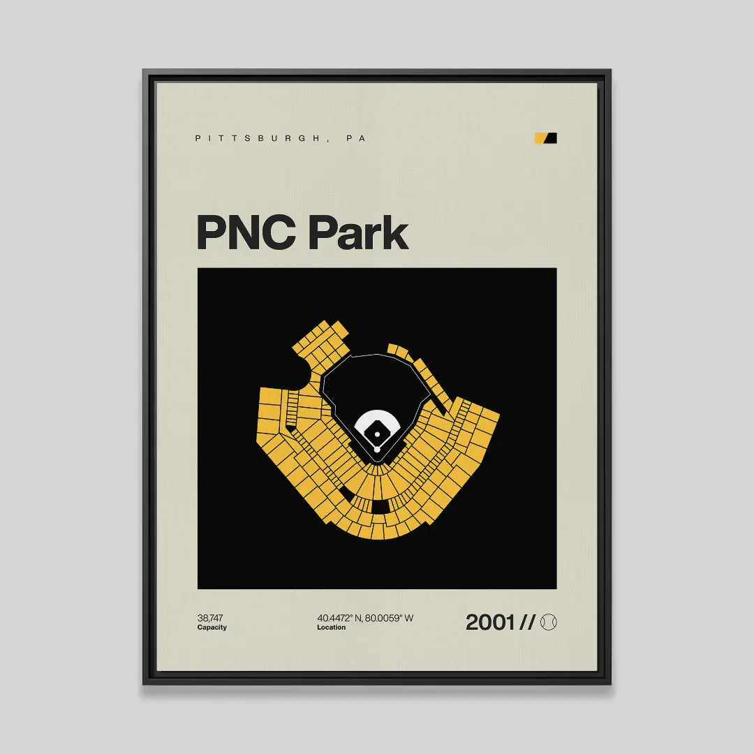 Pittsburgh Baseball Stadium Canvas Art