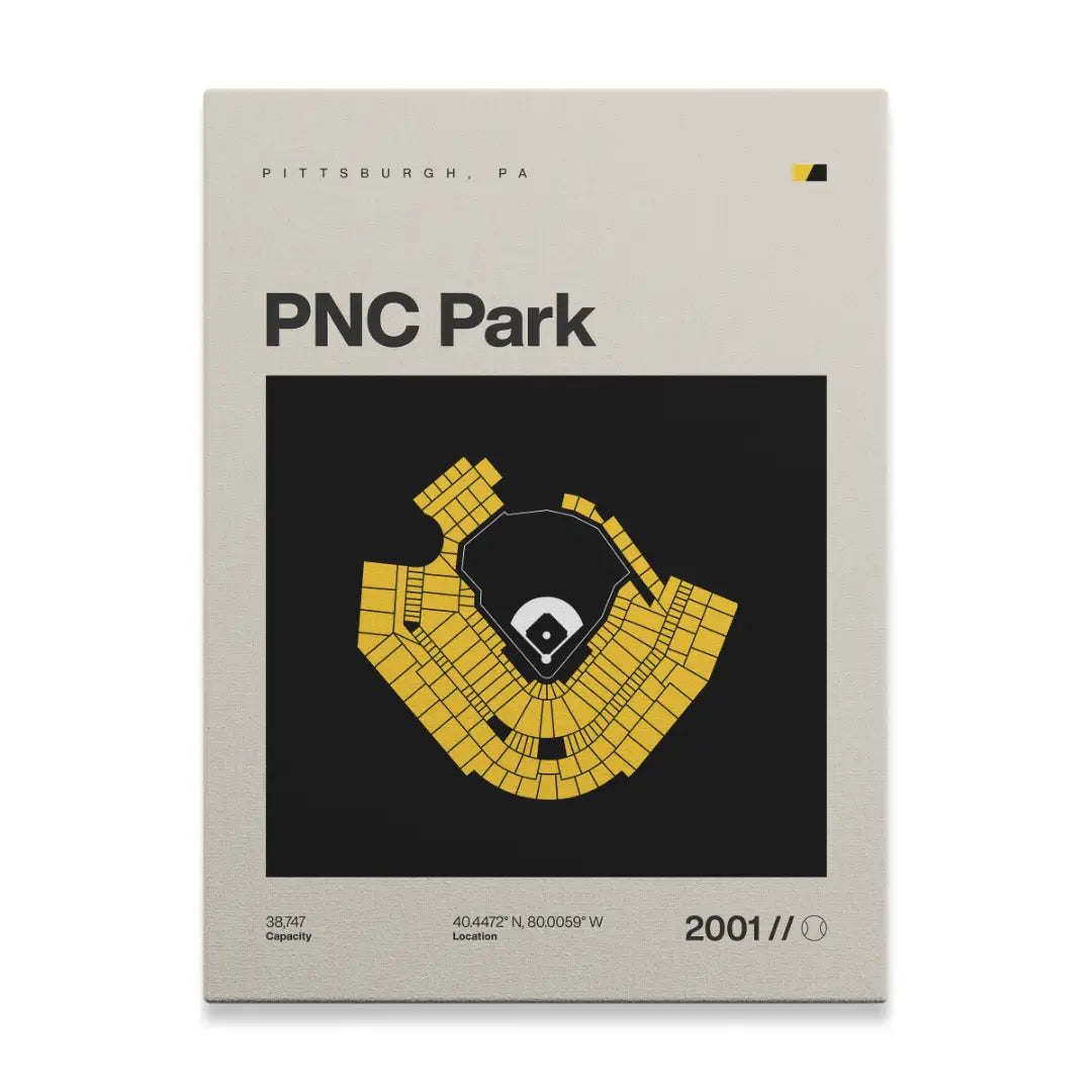 Pittsburgh Baseball Stadium Canvas Art