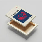 Atlanta Baseball Retro Stadium Canvas Art