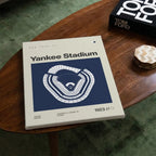 New York Baseball Retro Stadium Canvas Art