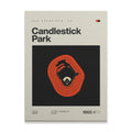 San Francisco Baseball Retro Stadium Canvas Art