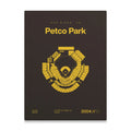 San Diego Baseball Stadium Bold Canvas Art