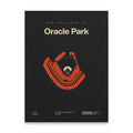 San Francisco Baseball Stadium Bold Canvas Art