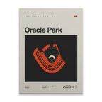 San Francisco Baseball Stadium Canvas Art