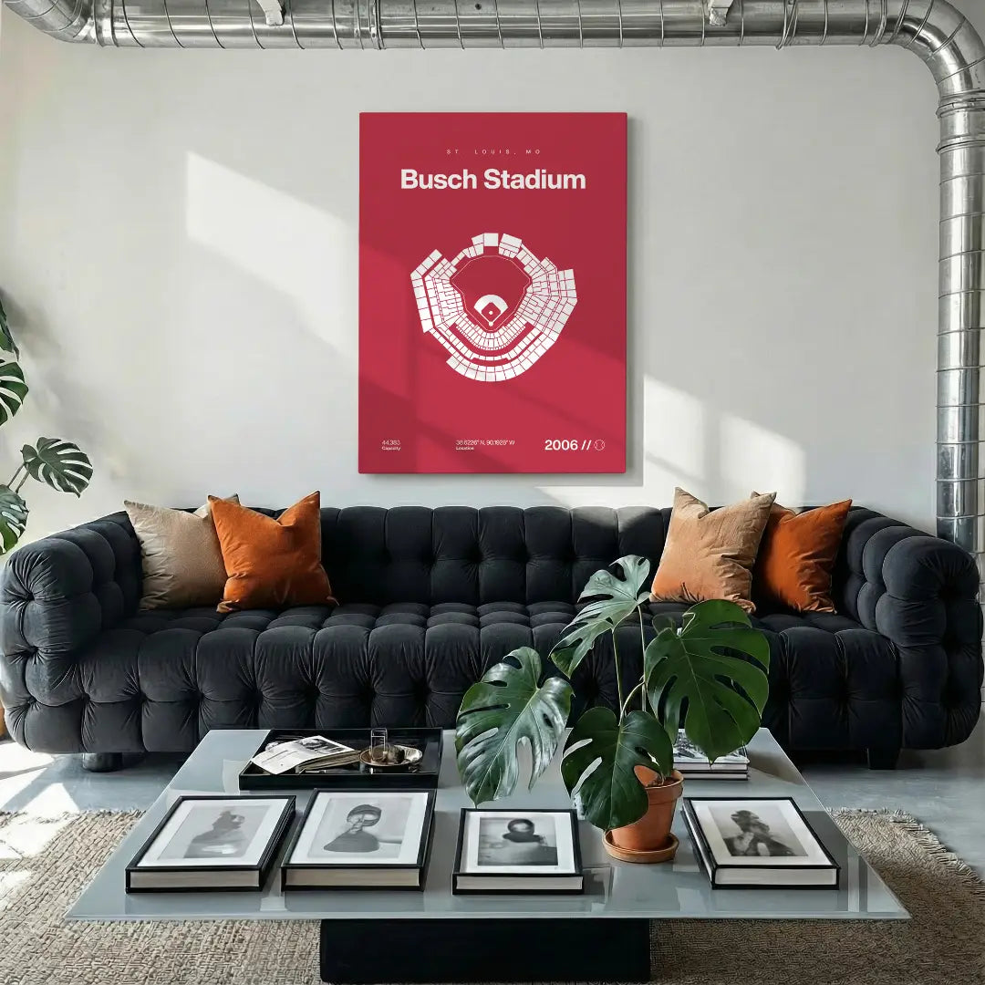 St Louis Baseball Stadium Bold Canvas Art