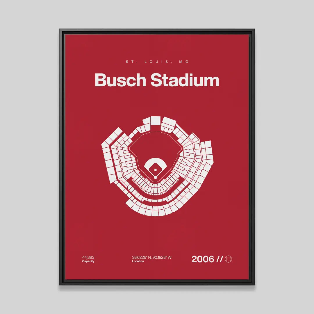 St Louis Baseball Stadium Bold Canvas Art