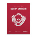 St Louis Baseball Stadium Bold Canvas Art