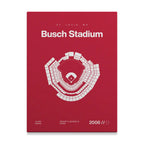 St Louis Baseball Stadium Bold Canvas Art