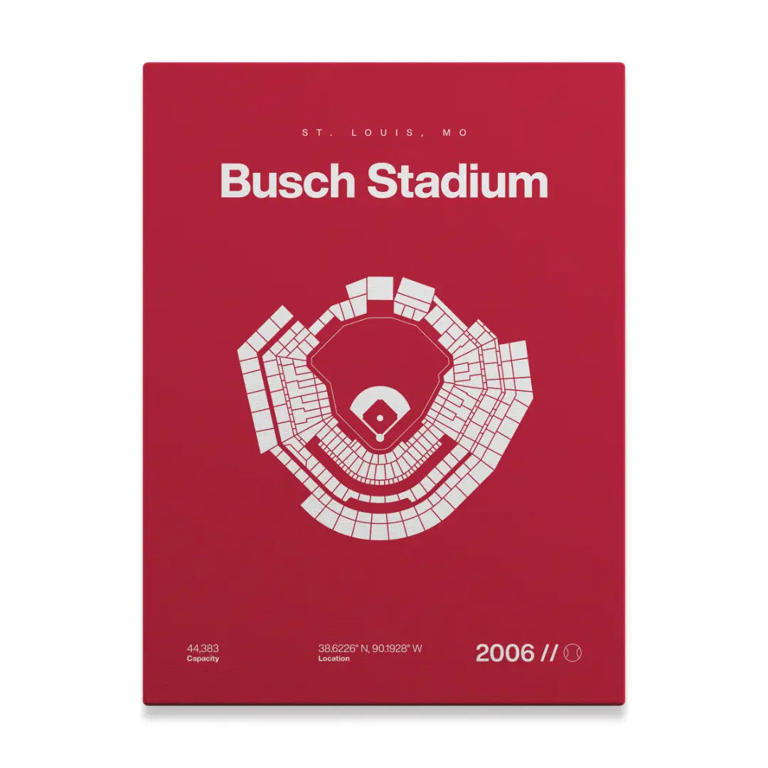St Louis Baseball Stadium Bold Canvas Art
