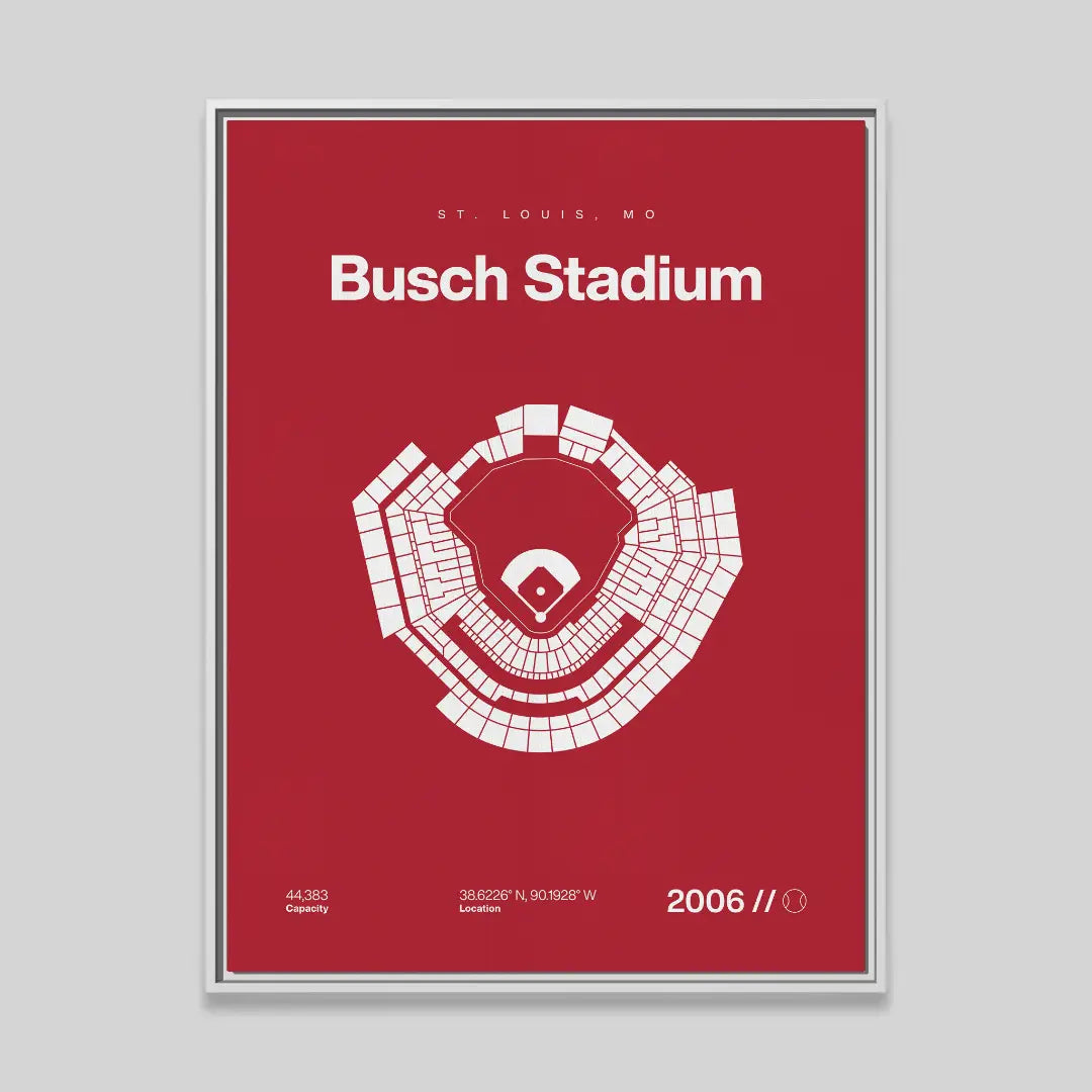 St Louis Baseball Stadium Bold Canvas Art