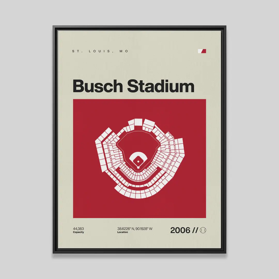 St Louis Baseball Stadium Canvas Art