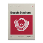 St Louis Baseball Stadium Canvas Art