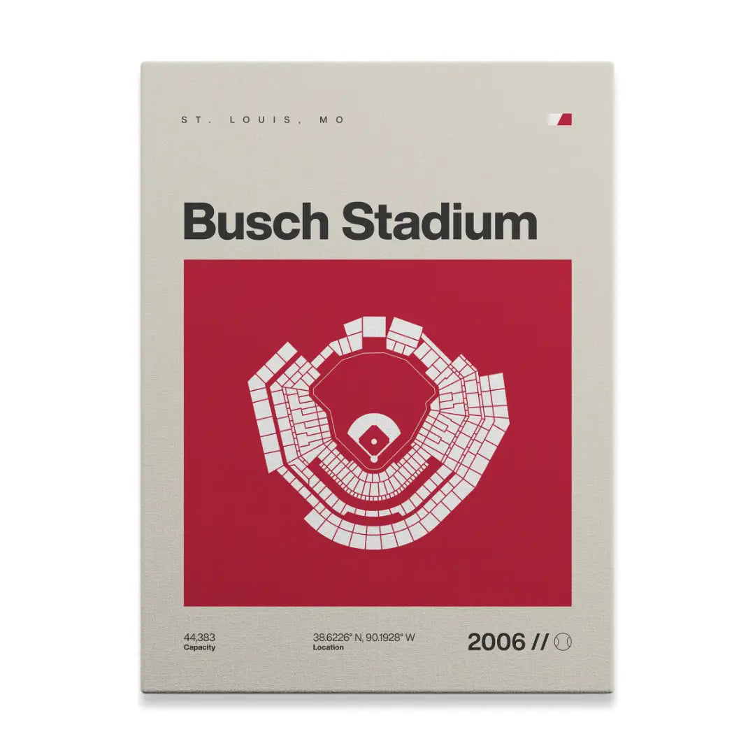 St Louis Baseball Stadium Canvas Art