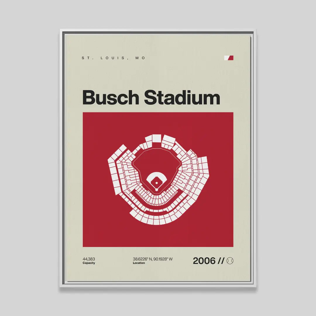 St Louis Baseball Stadium Canvas Art