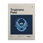 Tampa Bay Baseball Stadium Canvas Art