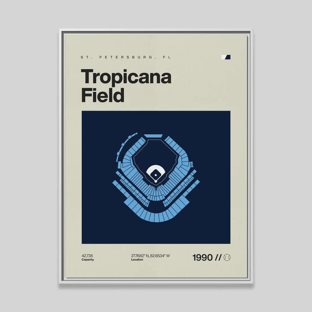 Tampa Bay Baseball Stadium Canvas Art