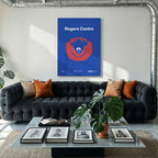 Toronto Baseball Stadium Bold Canvas Art