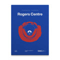 Toronto Baseball Stadium Bold Canvas Art