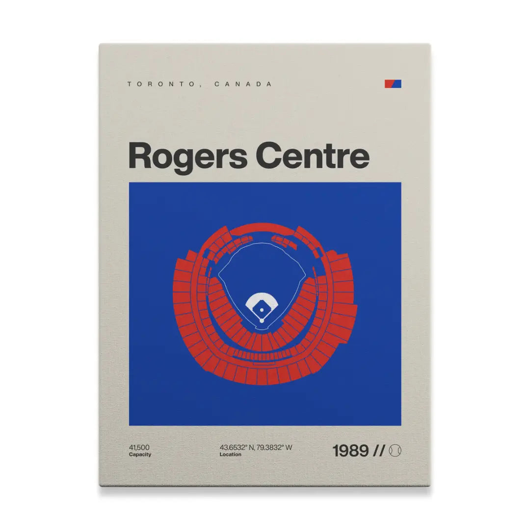 Toronto Baseball Stadium Canvas Art