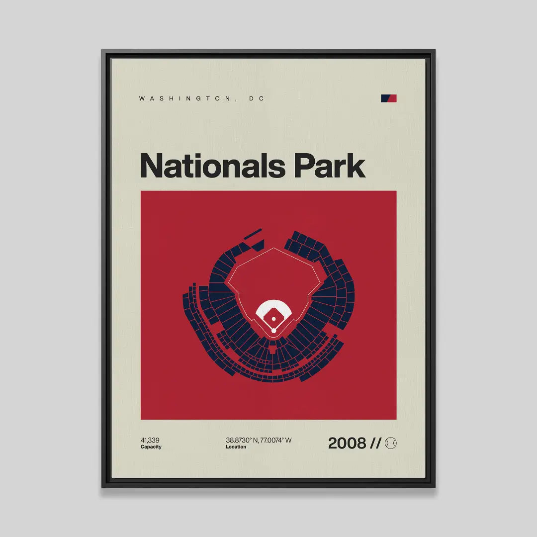 Washington Baseball Stadium Canvas Art