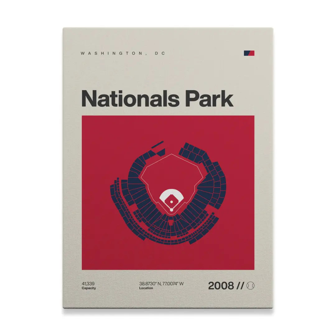 Washington Baseball Stadium Canvas Art