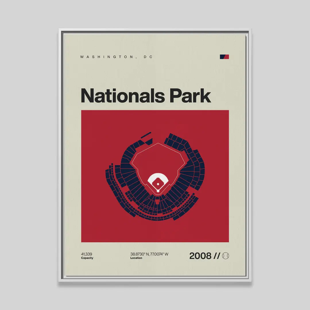 Washington Baseball Stadium Canvas Art