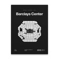 Brooklyn Basketball Arena Bold Canvas Art