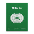 Boston Basketball Arena Bold Canvas Art