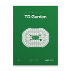 Boston Basketball Arena Bold Canvas Art