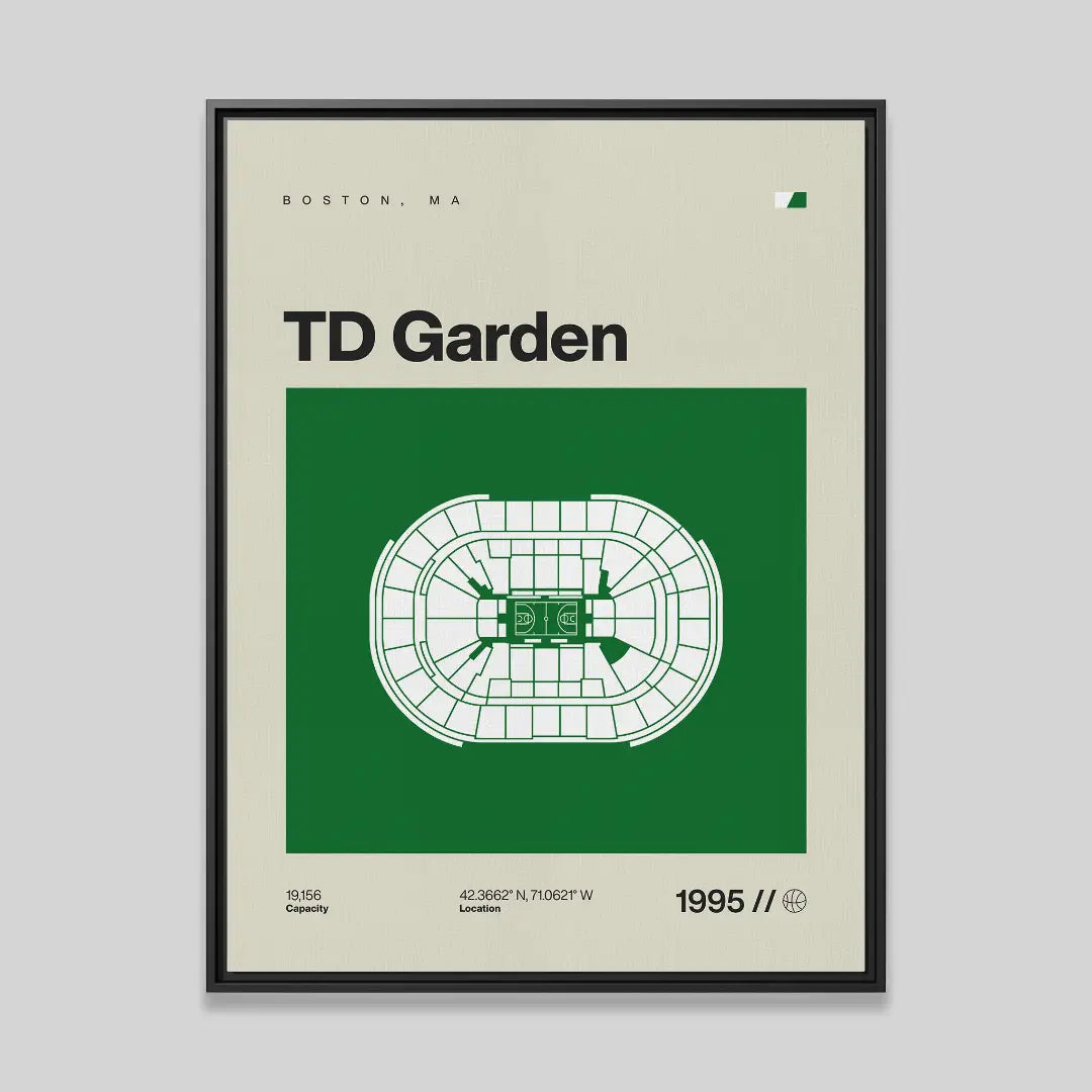 Boston Basketball Arena Canvas Art