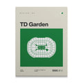 Boston Basketball Arena Canvas Art