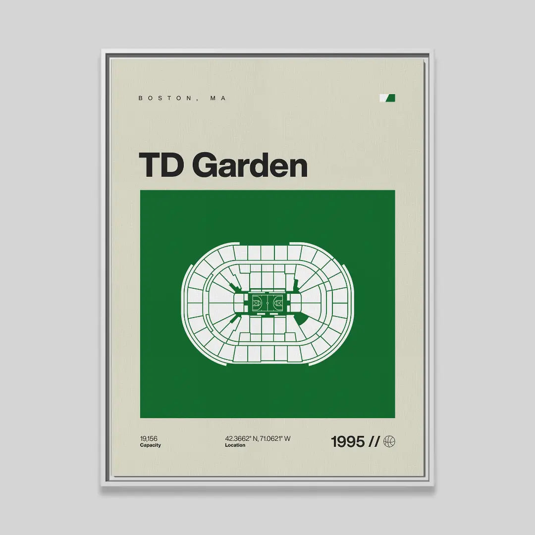 Boston Basketball Arena Canvas Art