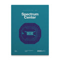 Charlotte Basketball Arena Bold Canvas Art