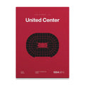 Chicago Basketball Arena Bold Canvas Art