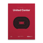 Chicago Basketball Arena Bold Canvas Art