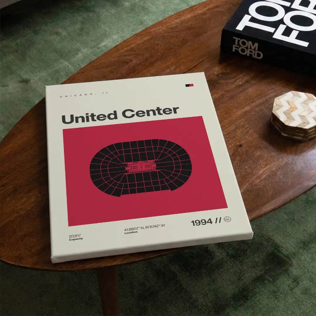 Chicago Basketball Arena Canvas Art