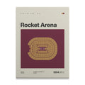 Cleveland Basketball Arena Canvas Art