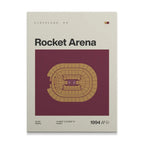 Cleveland Basketball Arena Canvas Art