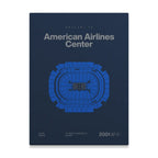 Dallas Basketball Arena Bold Canvas Art